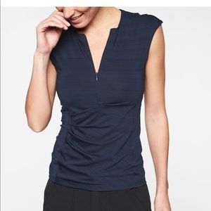 Athleta Pacifica Wrap Front Tank Navy💯